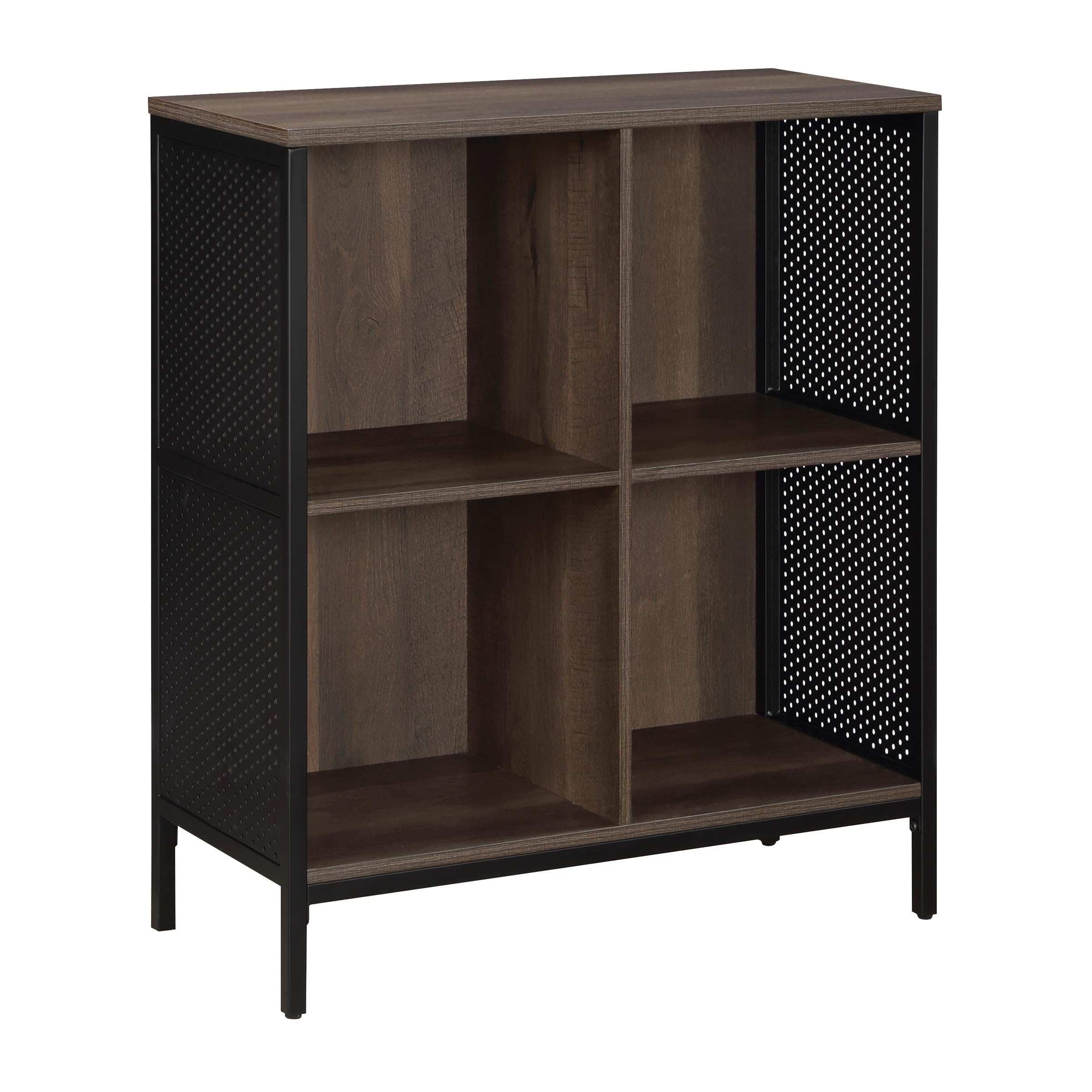 OSP Home Furnishings Ace Contemporary Modern Storage Bookcase