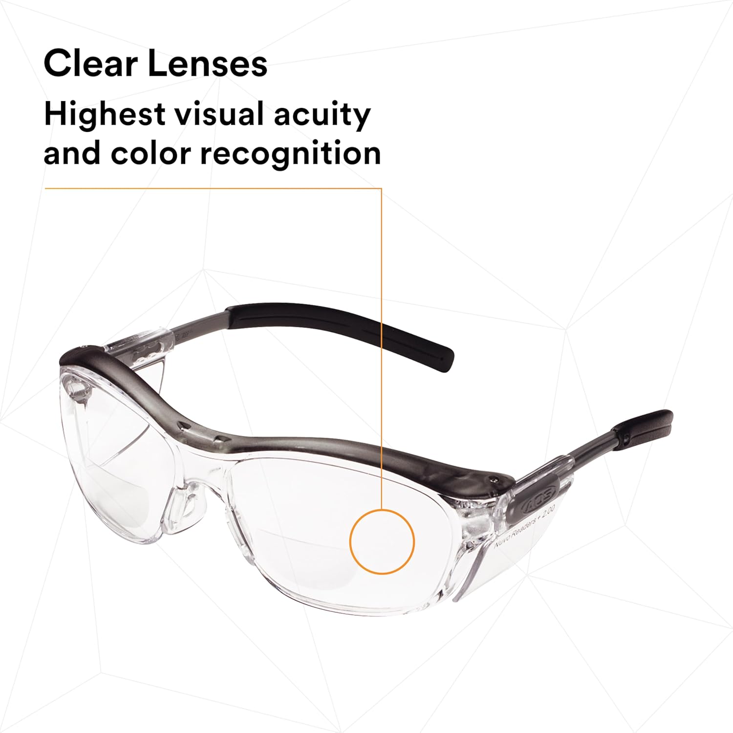 3M Nuvo Reader Protective Eyewear Safety Glasses