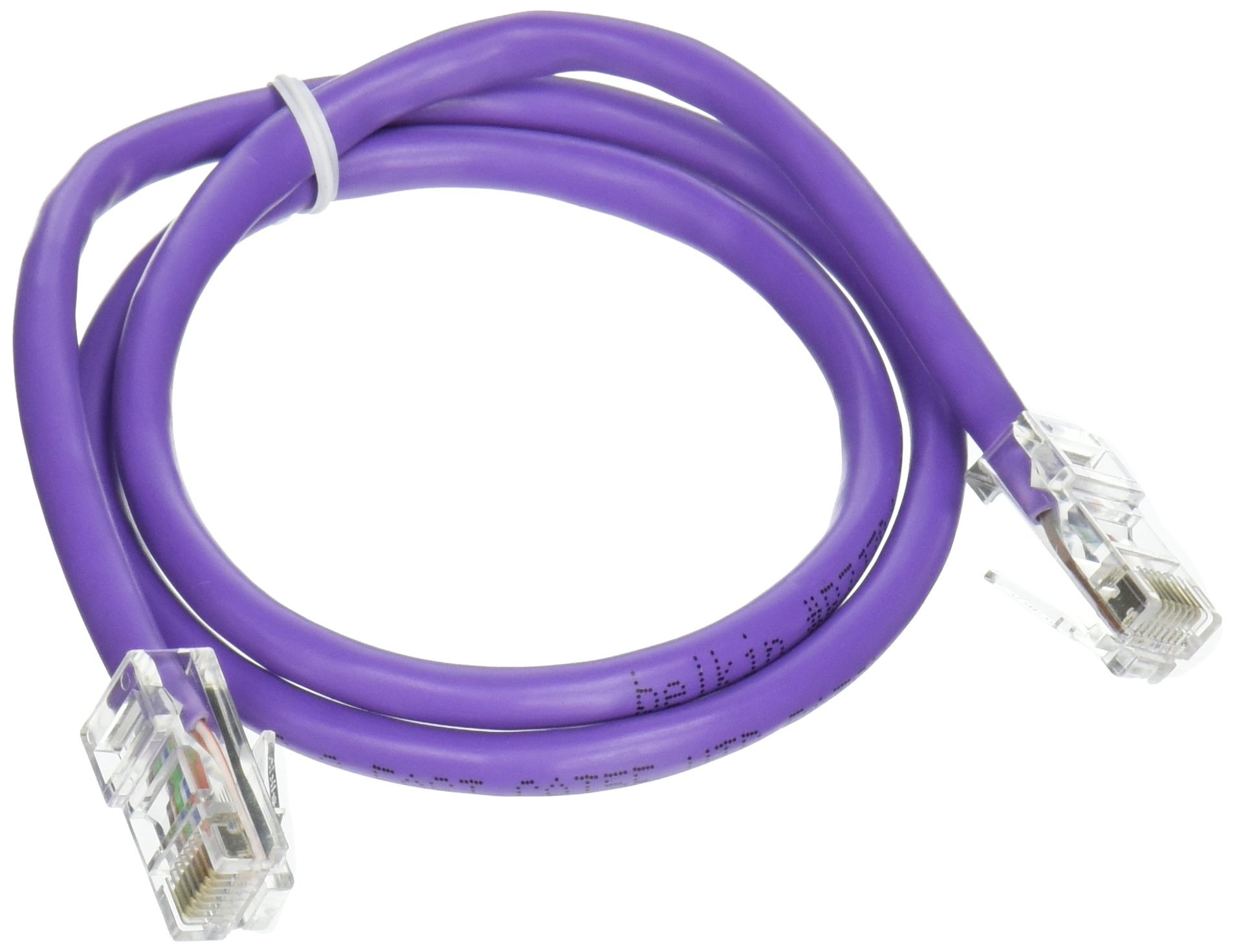Belkin RJ45 CAT5E Patch Cable - 2ft - Purple (A3L791-02-PUR)