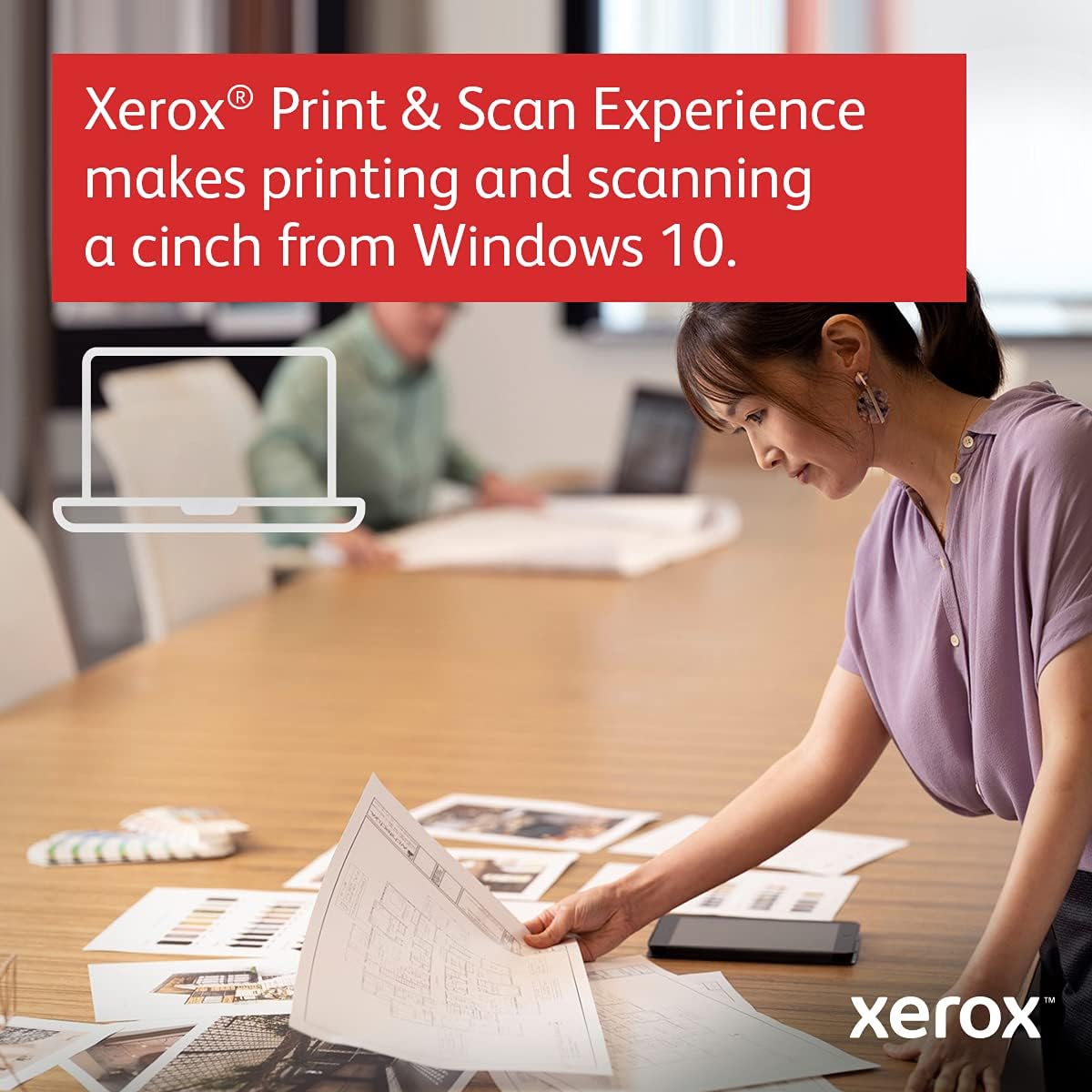 Xerox C235DNI Color All-In-One, Laser, Wireless, ADF, Letter, Print, Scan, Copy, Fax, Energy Star Certified