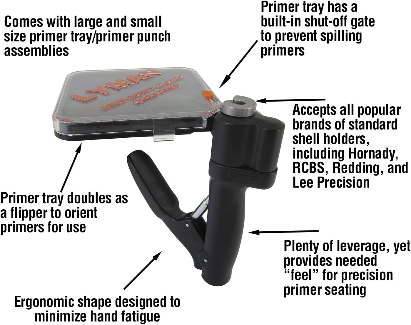 LYMAN Priming and Primer Pocket Tools for Reloading