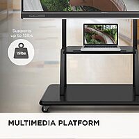ViewSonic VB-STND-001 Universal Display Cart for 55 to 86 inch Screens up to 265 lbs
