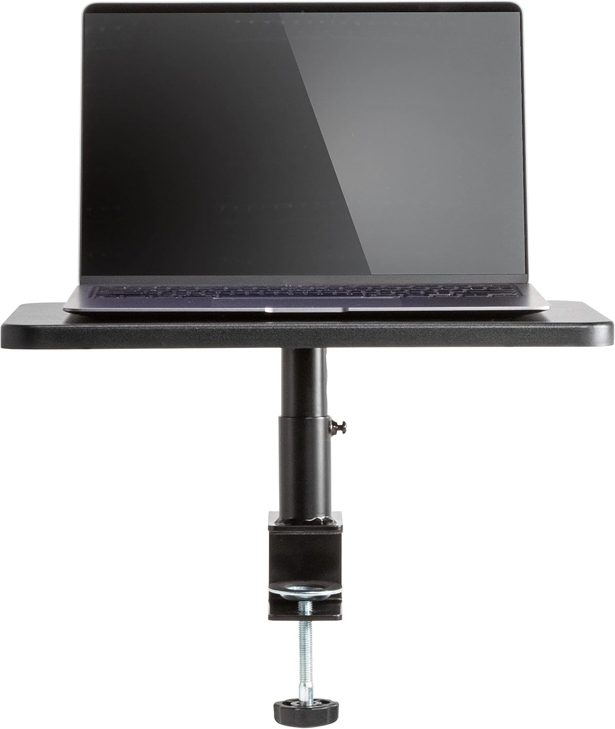 Allsop Ascend Metal/Wood Adjustable Monitor Stands, 5-3/4inH x 15inW x 9-1/4inD, Brown, Set Of 2 Stands