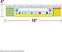 CARSON DELLOSA EDUCATION Traditional Manuscript Desk Name Plates