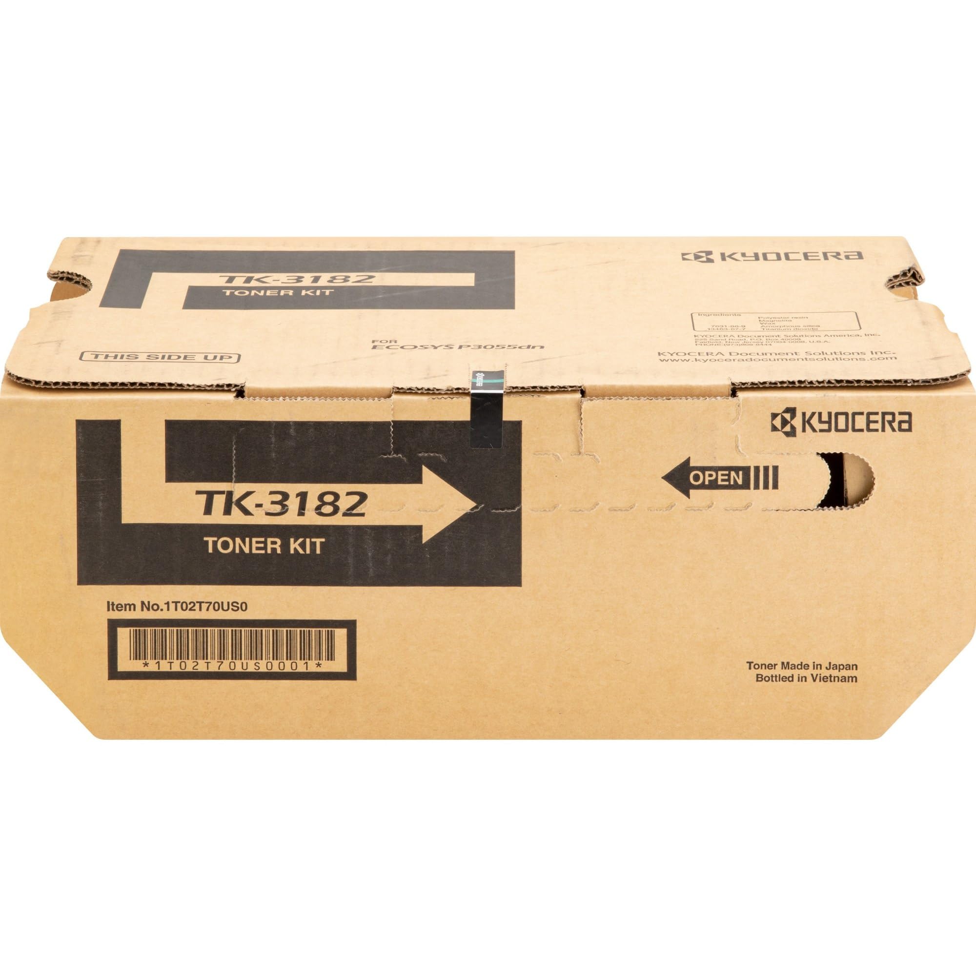 Kyocera (TK-3182) Black Toner Cartridge (21000 Yield)