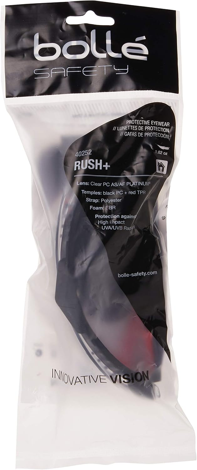 Bolle Safety Rush+ Safety Glasses Assembled Foam & Strap Kit