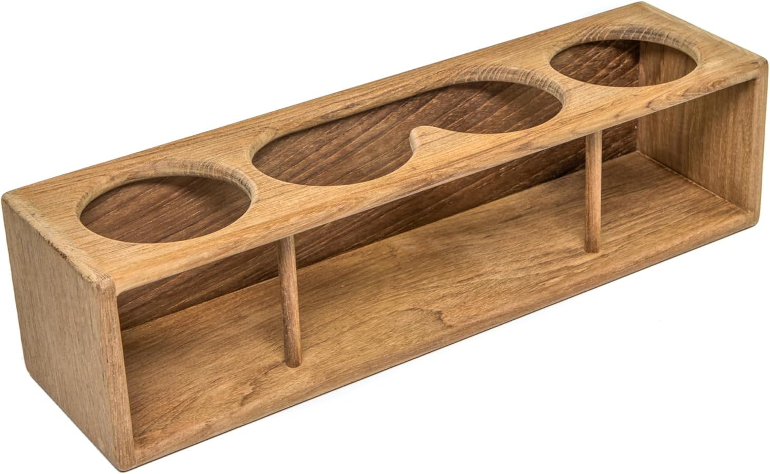 Whitecap 62632 Teak Four Drink/Binocular Rack