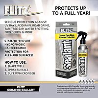 Flitz Ceramic Sealant w/ Microfiber Cleaning Cloth - 8oz Bottle of USA-Made Ceramic Coating for Cars, Boats