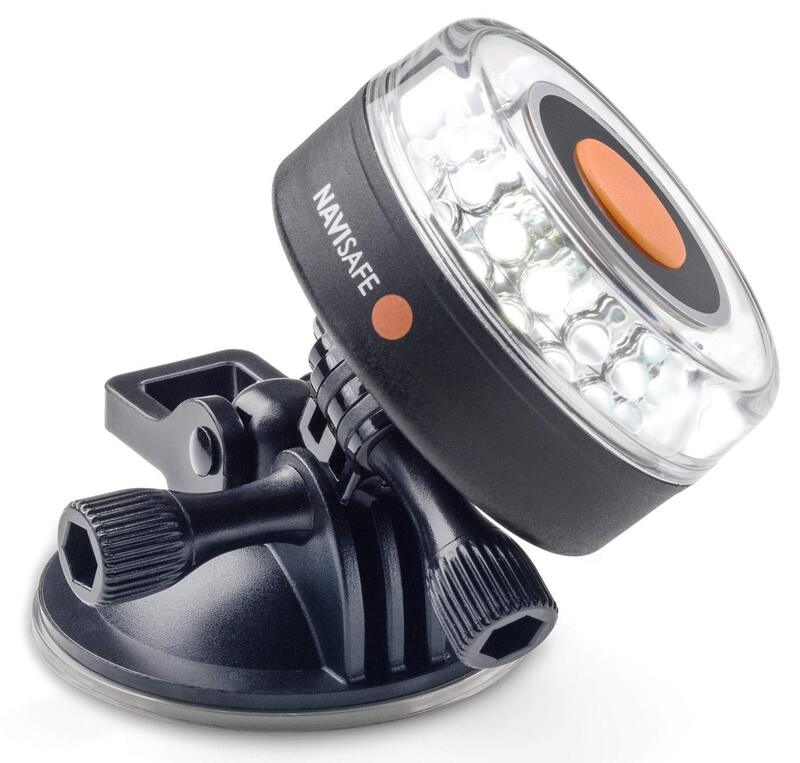 Navilight All-White, 5 Mode 360° 2NM w/Suction Base, Navisafe-041-1, Clear