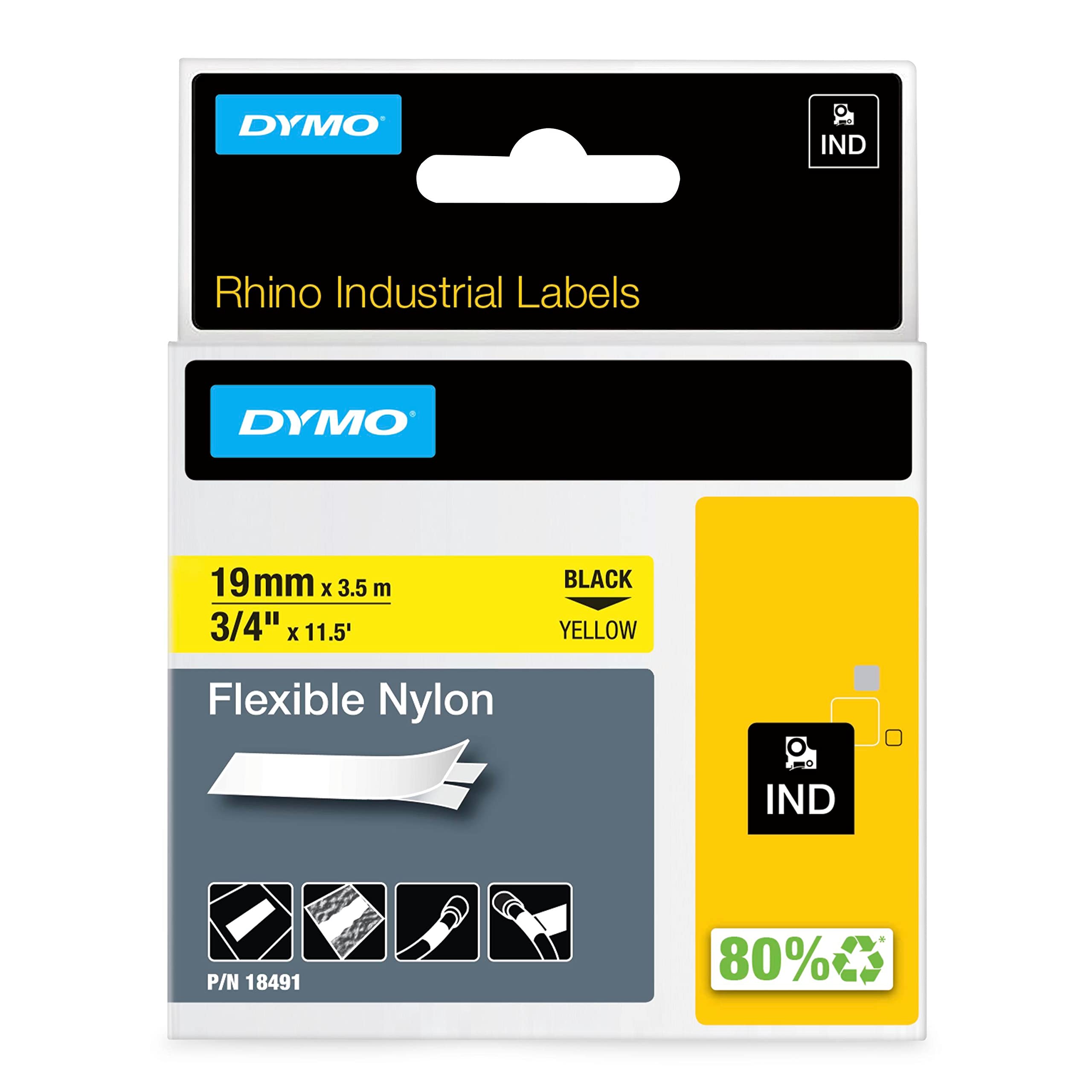 DYMO Rhino Industrial Flexible Nylon Labels
