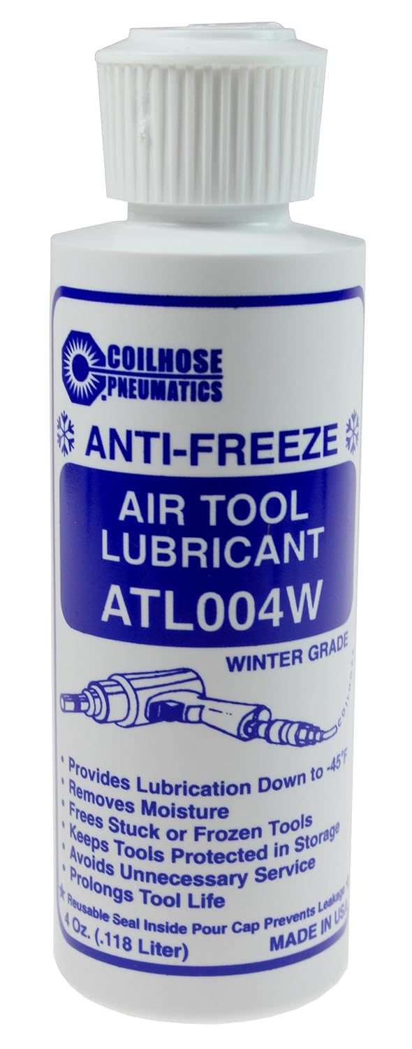 Coilhose Pneumatics ATL004W Wintergrade Air Tool Lubricant, 4-Ounce Bottle
