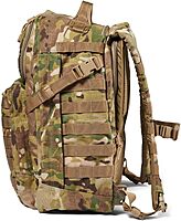 5.11 Tactical Backpack, RUSH 24 2.0 Military Survival Molle Back Pack with Laptop Compartment, 37L, Multicam, Style 56564ABR