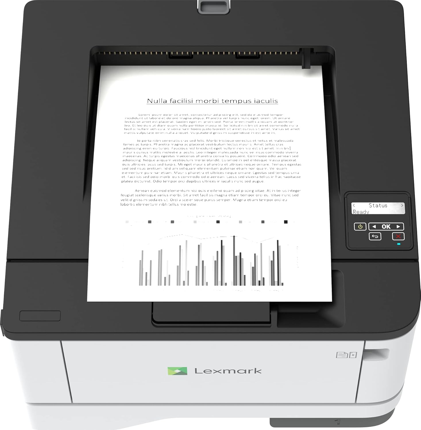 Lexmark MS431dw Black and White Laser Printer, Wireless with Ethernet, Mobile-Friendly and Cloud Connection with Automatic