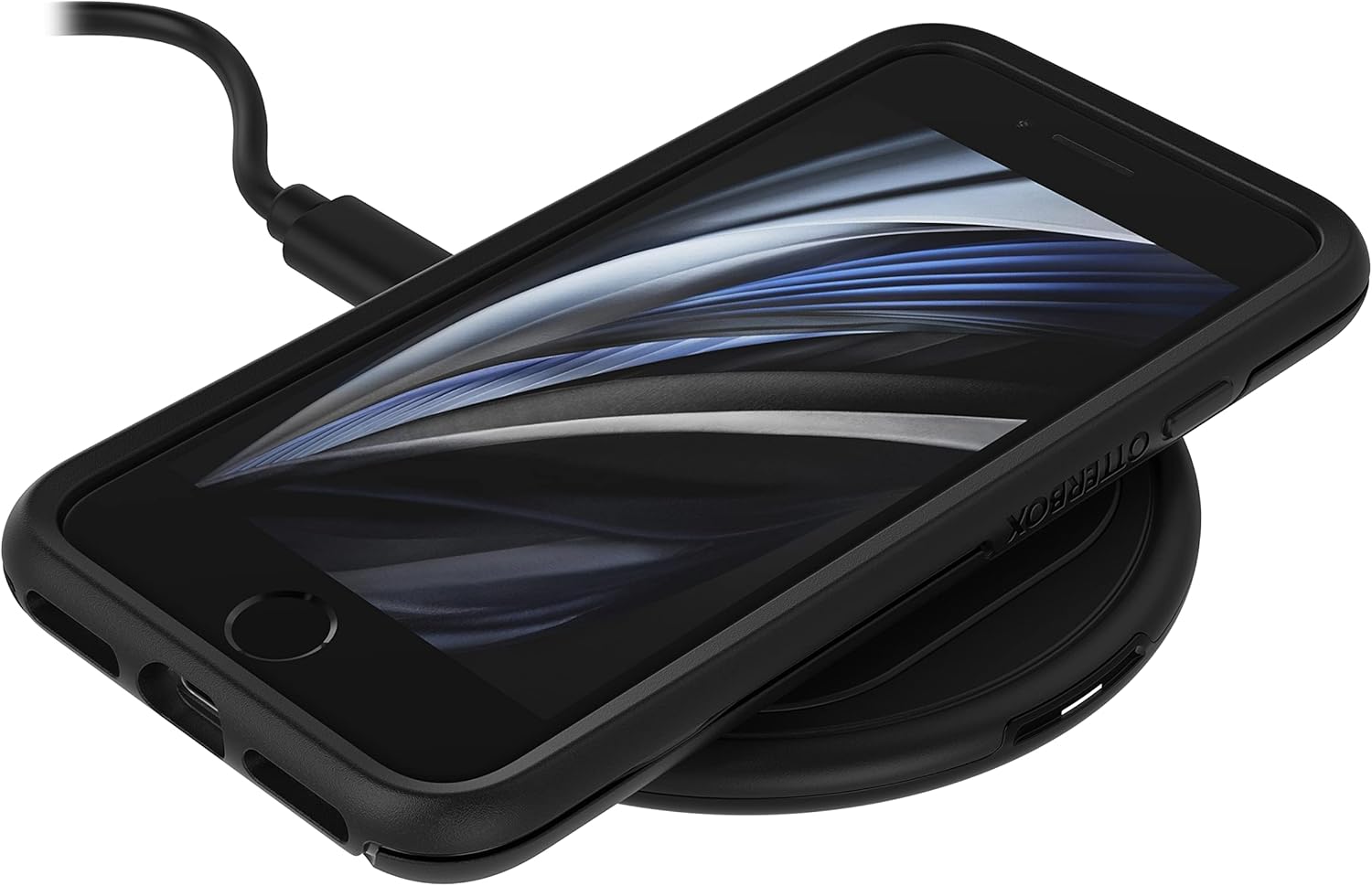 OtterBox iPhone SE 3rd/2nd Gen, iPhone 8/7 (Non-retail/Ships in Polybag) Symmetry Series Case - BLACK, ultra-sleek