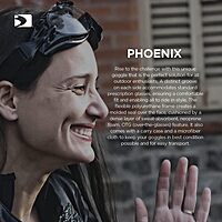 Bobster ® Phoenix, Gloss Black Frame, Smoked, Amber, & Clear Lens