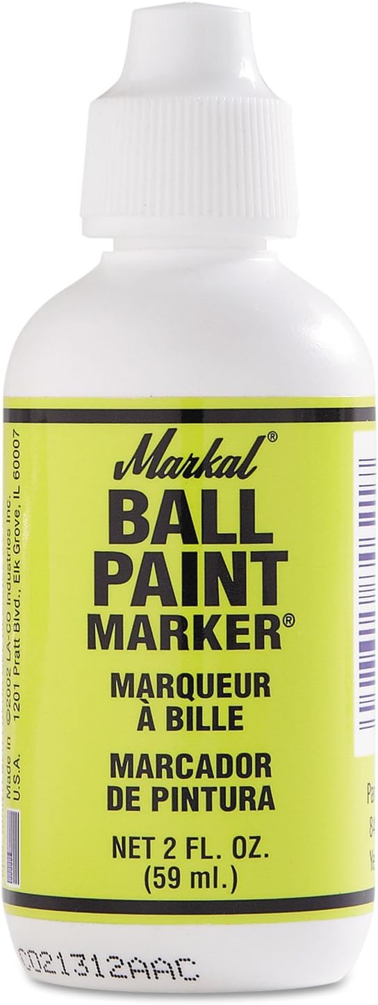 Markal 84621 Ball Paint Marker, Yellow