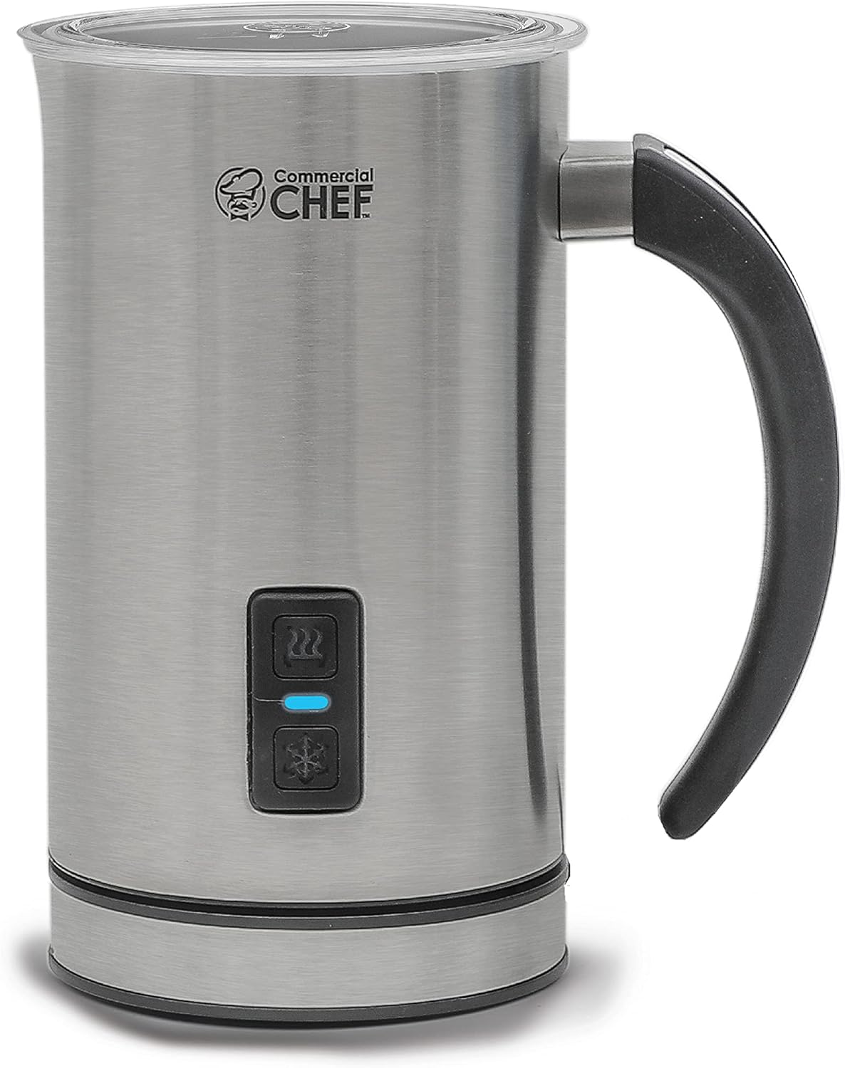 COMMERCIAL CHEF Cordless Milk Frother for Hot and Cold Milk, Cordless Frother, Milk Frother Handheld for Kitchen Coffee Bar