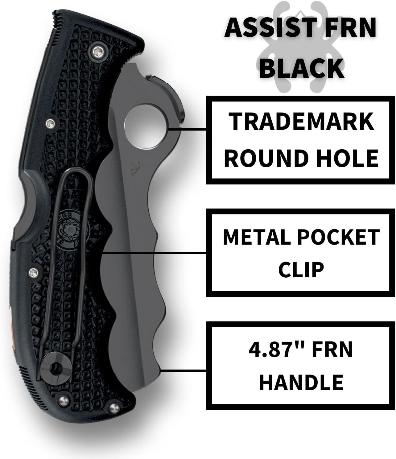 SPYDERCO Assist Rescue Jr Folding Knife