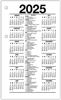 AT-A-GLANCE Daily Loose-Leaf Desk Calendar Refill, 3.5 x 6, Standard (Fits 17 Style bases)