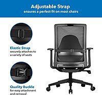 Mount-It! Office Chair Lumbar Support Cushion with Memory Foam