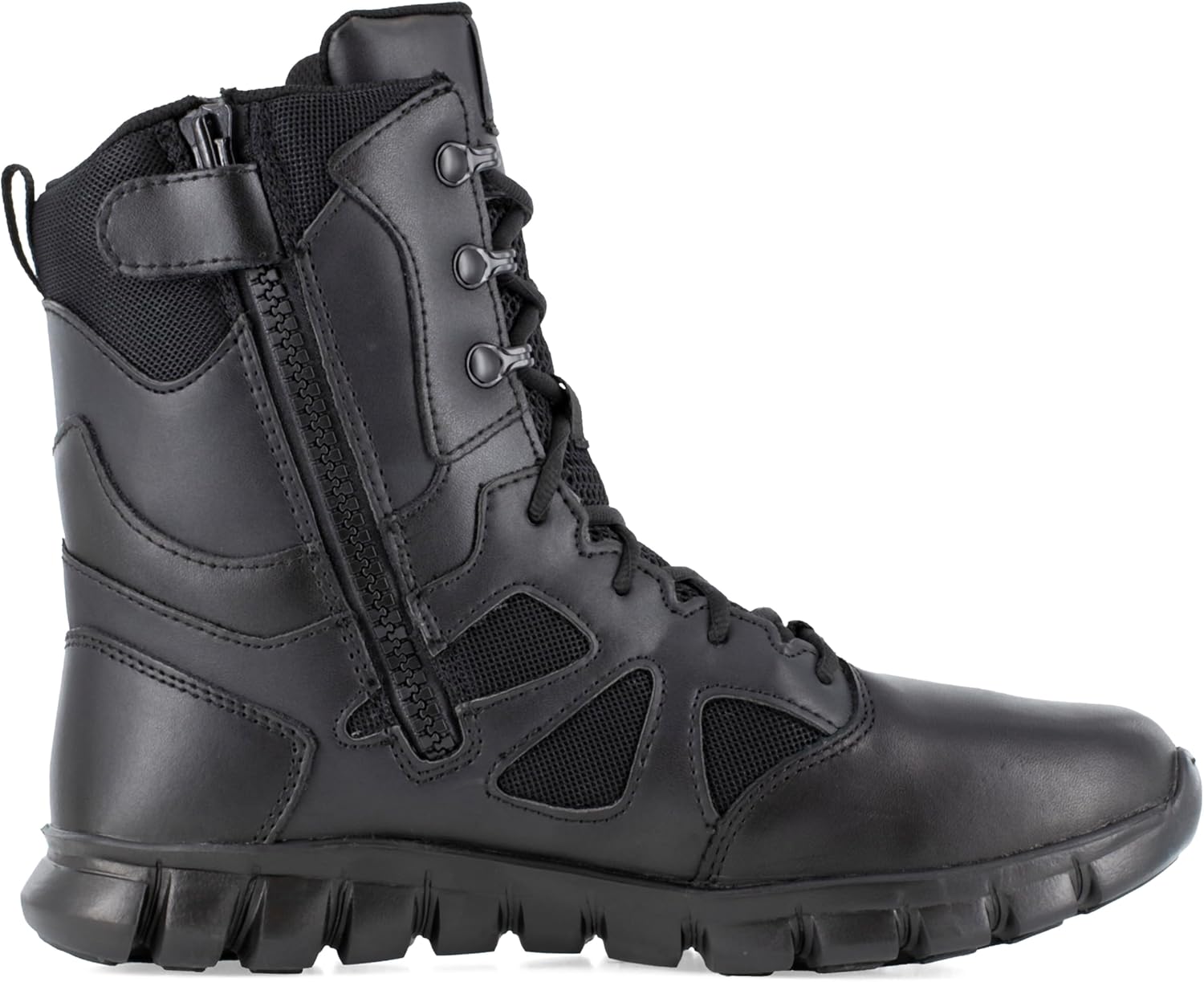 Reebok Men's Sublite Cushion 8" Tactical Waterproof Boot with Side Zipper