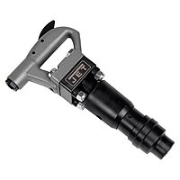 JET Chipping Hammer, Air-Powered, D-Handle/Open-Handle, Round/Hex Shank