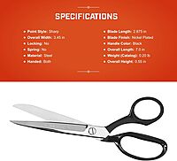 Crescent Wiss 7-1/8" Industrial Inlaid® Straight Trimmers - 37N