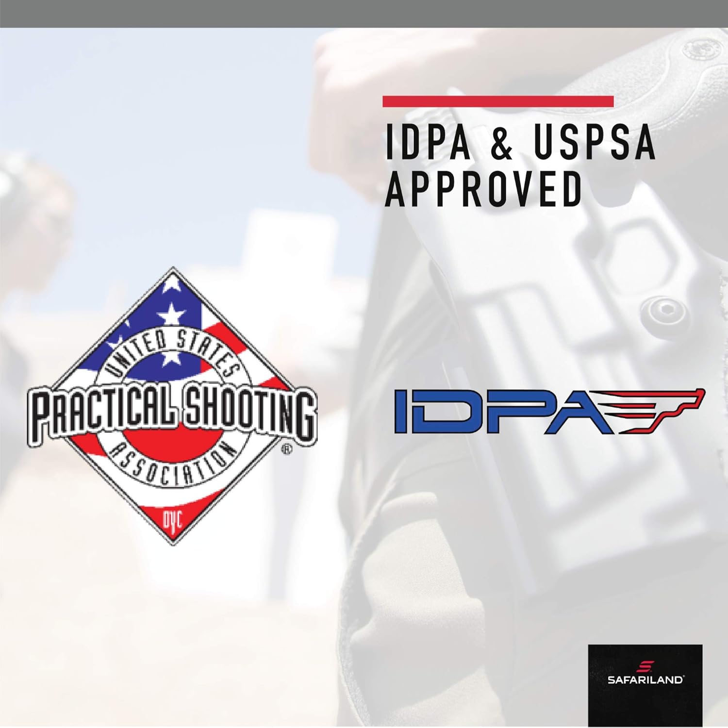 Safariland Model 5198 Open-Top Paddle/Belt Slide Holster