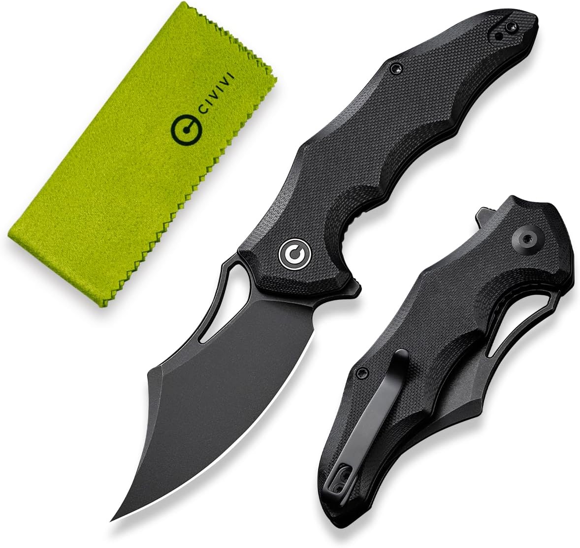CIVIVI Chiro 3.1" Folding Pocket Knife with Flipper and G10 Handle