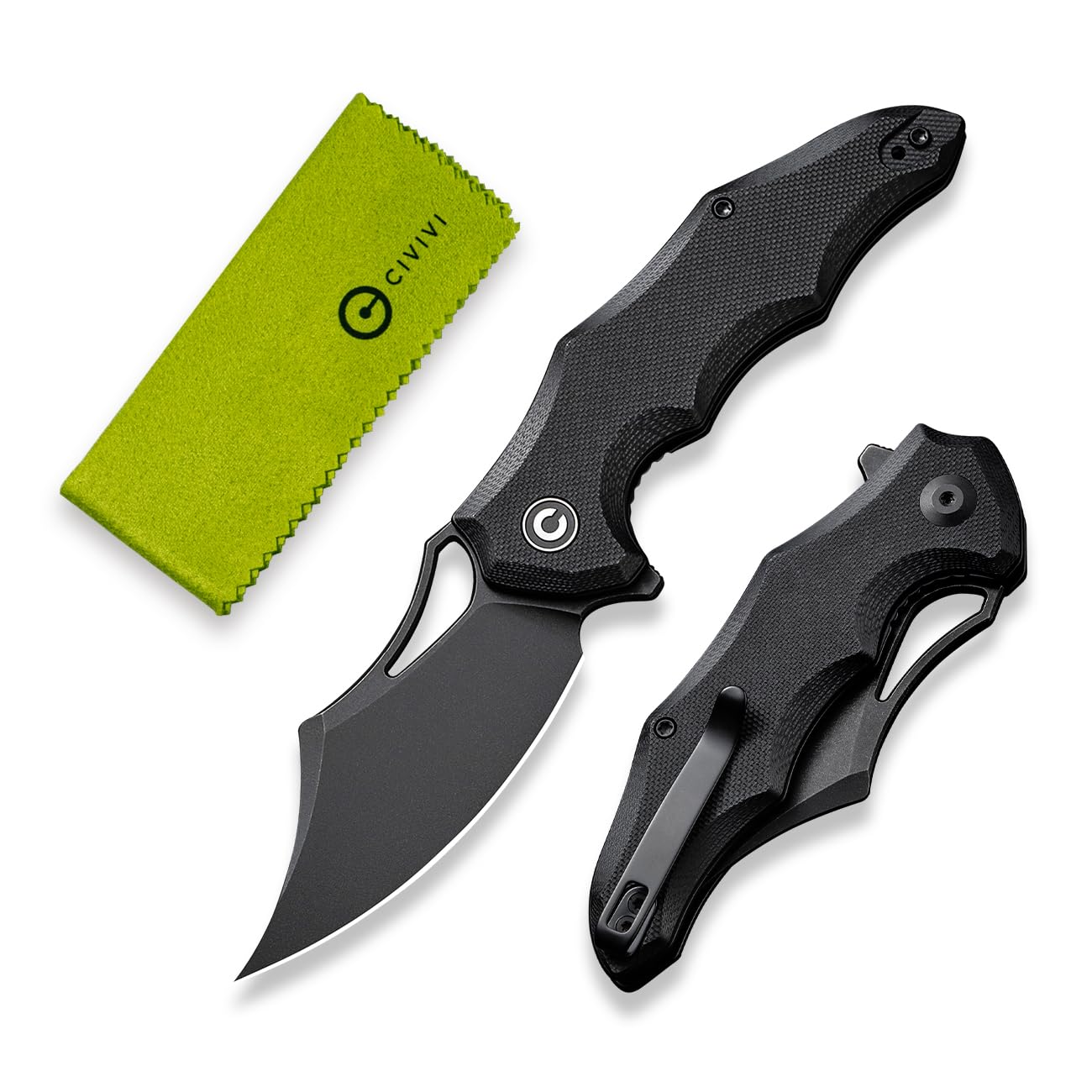 CIVIVI Chiro 3.1" Folding Pocket Knife with Flipper and G10 Handle