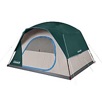 COLEMAN Skydome Tent with 5 Minute Setup, WeatherTec Waterproof System, Rainfly & Carry Bag