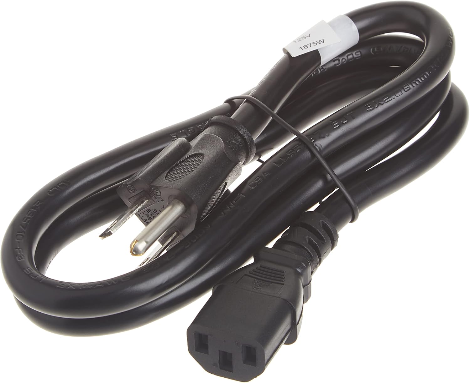 StarTech.com NEMA 5-15P to IEC 60320 C13 Computer Power Cord