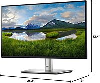 Dell P2425HE 24in Class Full HD LED Monitor - 16:9 - Black, Silver - 23.8in Viewable - In-plane Switching (IPS) Technology