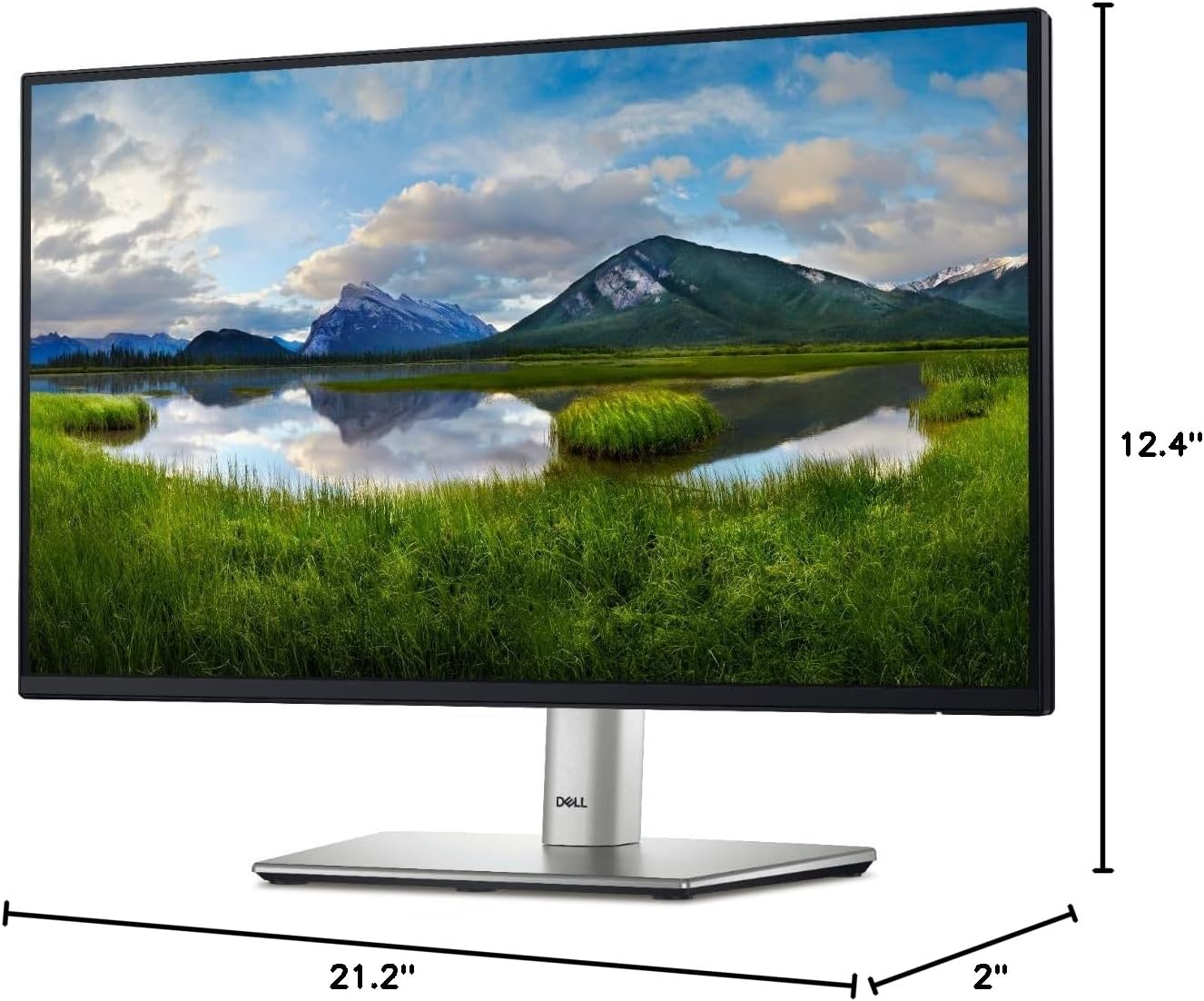 Dell P2425HE 24in Class Full HD LED Monitor - 16:9 - Black, Silver - 23.8in Viewable - In-plane Switching (IPS) Technology