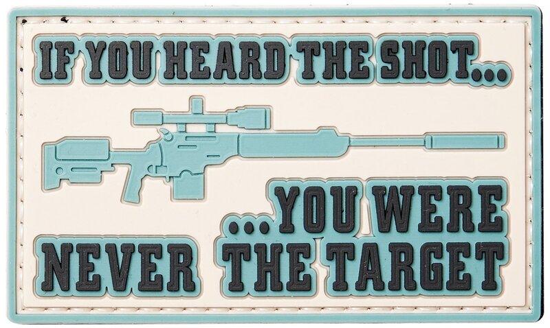 5ive Star Gear Heard The Shot Morale Patches, Multi-Color, One Size