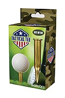 Caliber Gourmet Bullet Shaped Tactical Golf Tees System, Pack of 50 – Professional Golf Gifts for Men, Unique Christmas Gift, Cool Golf Stuff, Golf Military Accessories, Tactical Gear for Enthusiasts