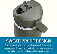 CAMELBAK Thrive Flip Straw Insulated Stainless Steel Water Bottle