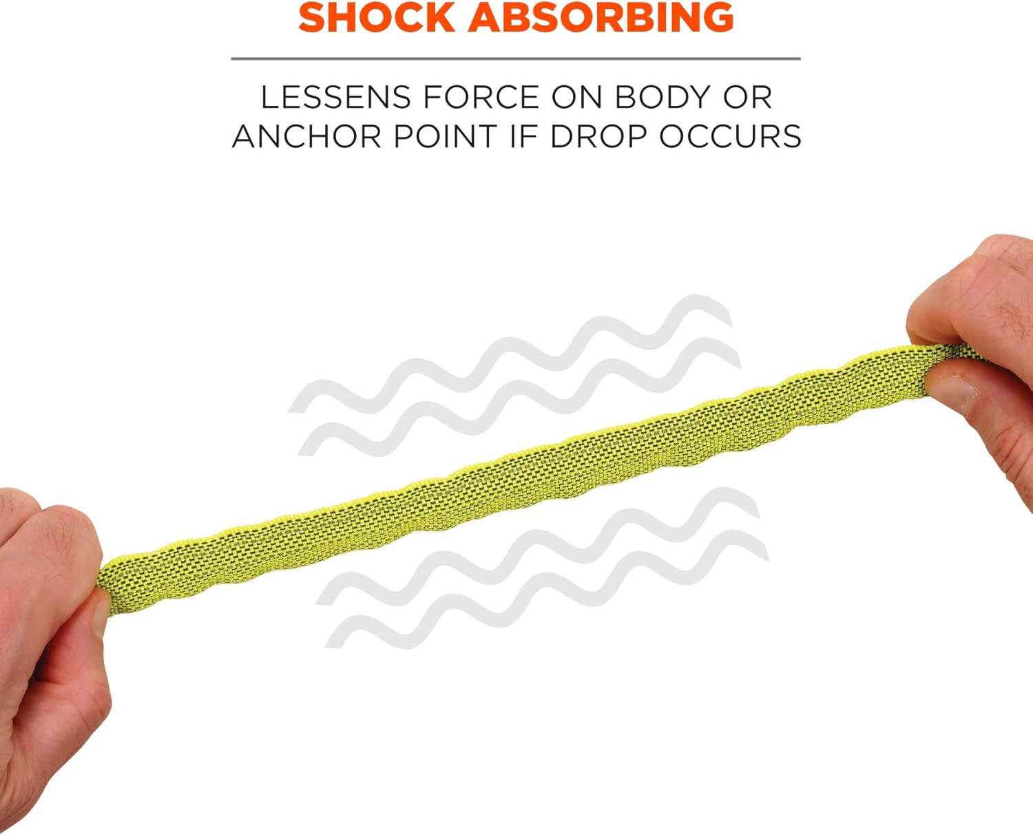 Ergodyne Squids 3100 Tool Lanyard with Single Carabiner and Adjustable Loop End