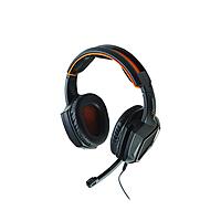 X Rocker Video Gaming Headset, Over Ear Headphones with Microphone, Stero Audio for Gamers and Streamers, Black/Orange XH3