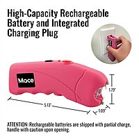 MACE Ergo Stun Gun - Rechargeable with LED Flashlight