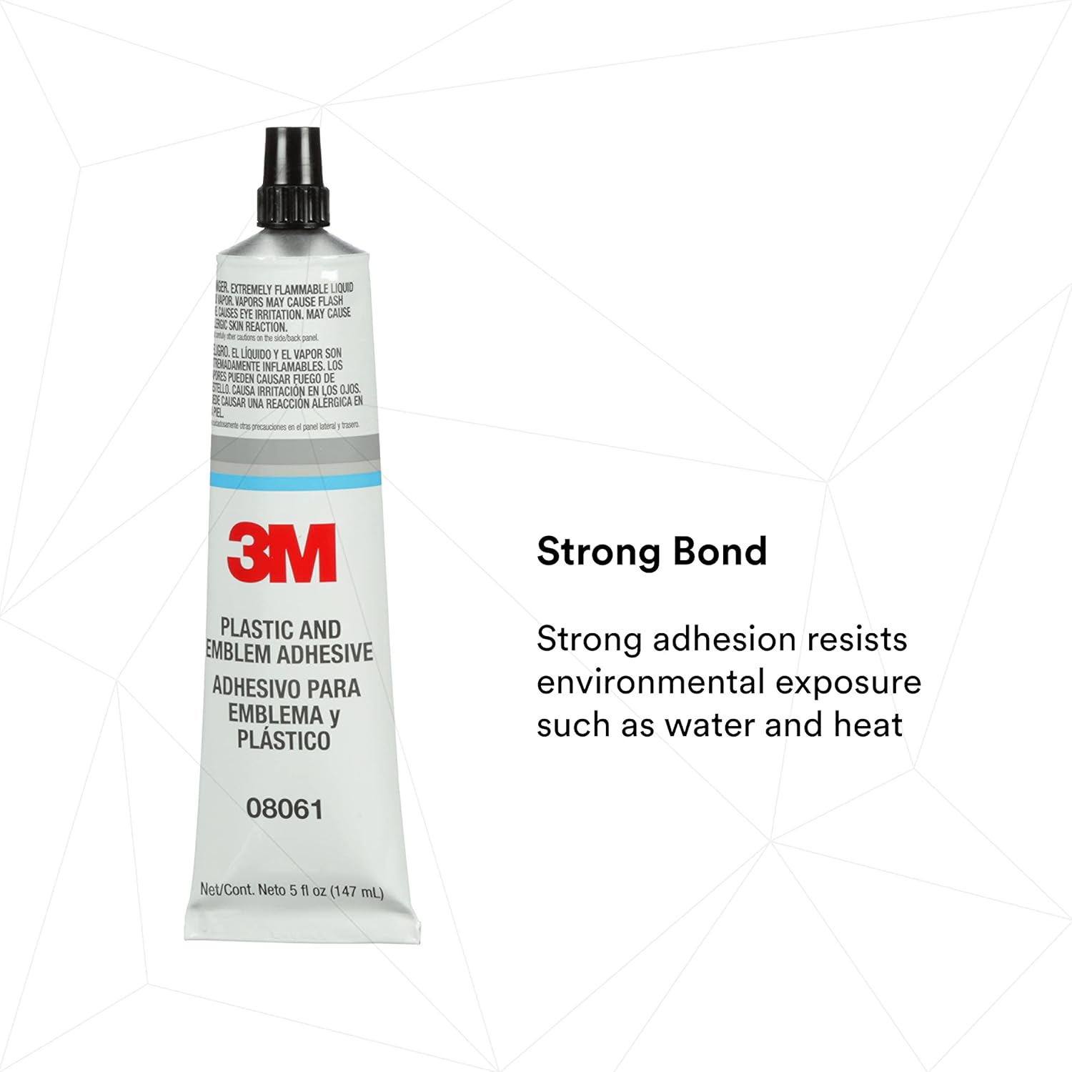 3M Plastic and Emblem Adhesive, 08061, 5 oz Tube 3M Plastic and Emblem Adhesive Tube 5 oz.