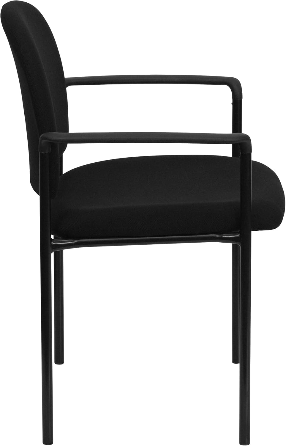 Flash Furniture Tiffany Side Reception Chair with Arms, Stackable Steel Frame