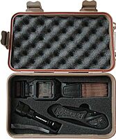 Humvee HMV-RCN-RM1 Recon Mission Kit with Digital Watch, Knife and Tactical LED Flashlight, Black and Tan