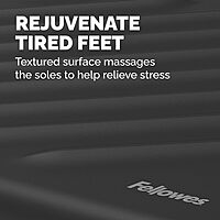 Fellowes Breyta Ergonomic Adjustable Foot Rest Black Ergonomic Footrest Breyta Black
