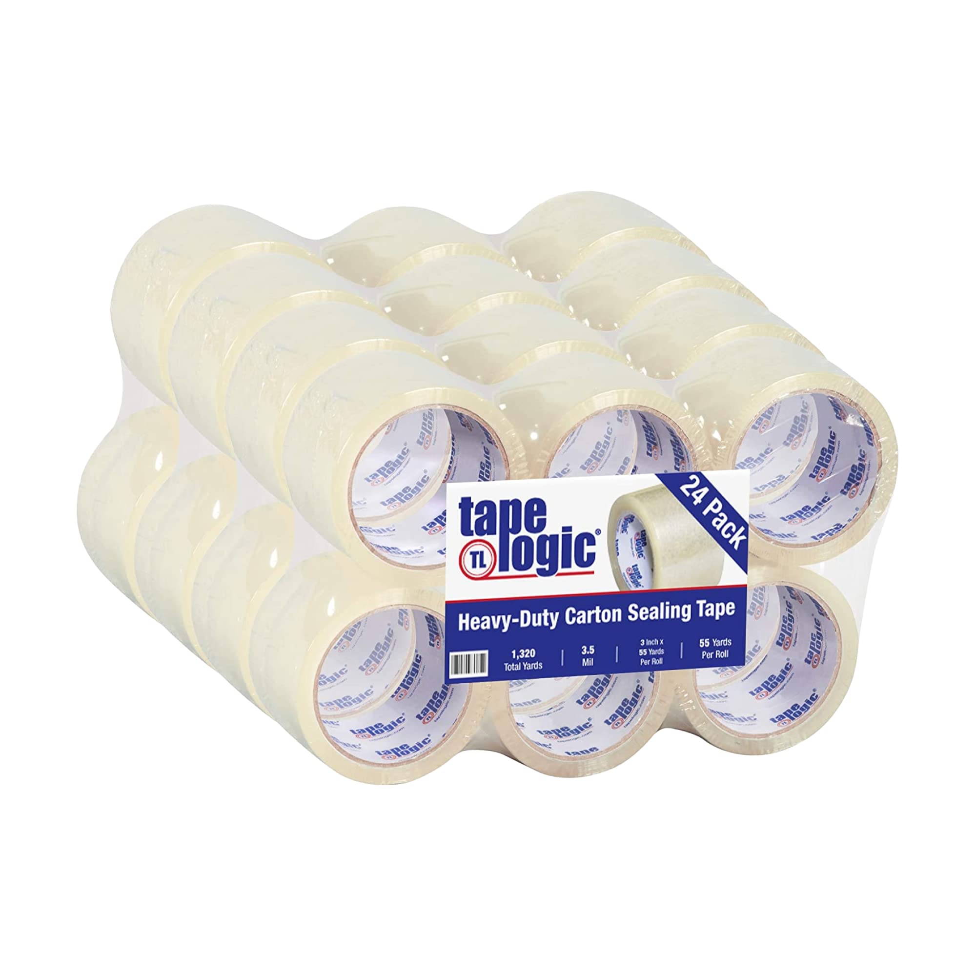 TAPE LOGIC Acrylic 350 Series Heavy-Duty Carton Sealing Tape