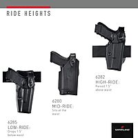 Safariland 6280 SLS Mid-Ride Level II Retention Duty Holster for Springfield XD