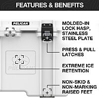 PELICAN Elite Cooler with Extreme Ice Retention