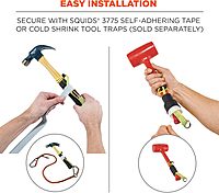 Ergodyne Squids 3713 Tool Tails Attachment with Swivel End, 10 Pounds,Lime