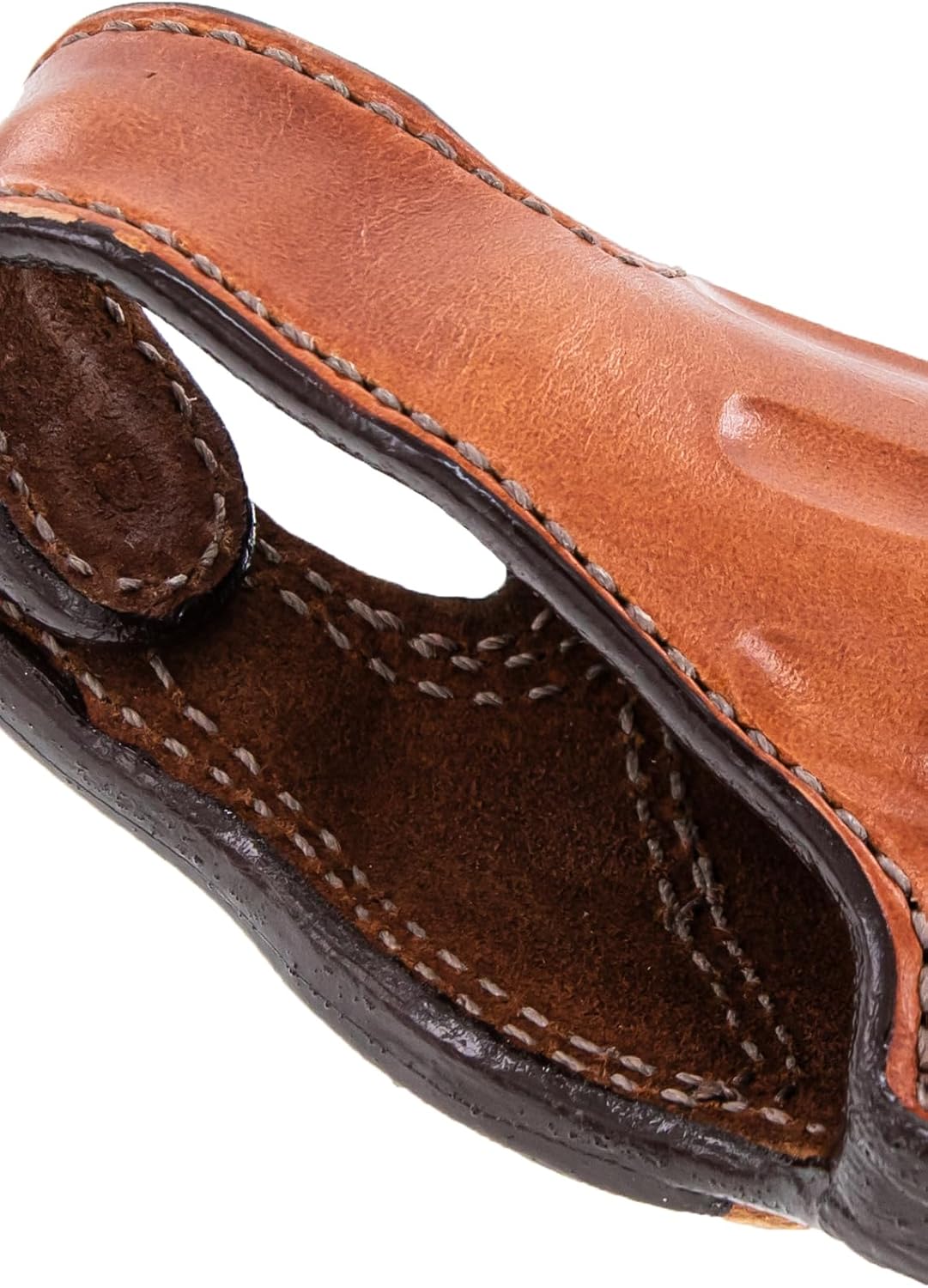 BIANCHI 5BHL Thumbsnap Suede-Lined Leather Belt Holster