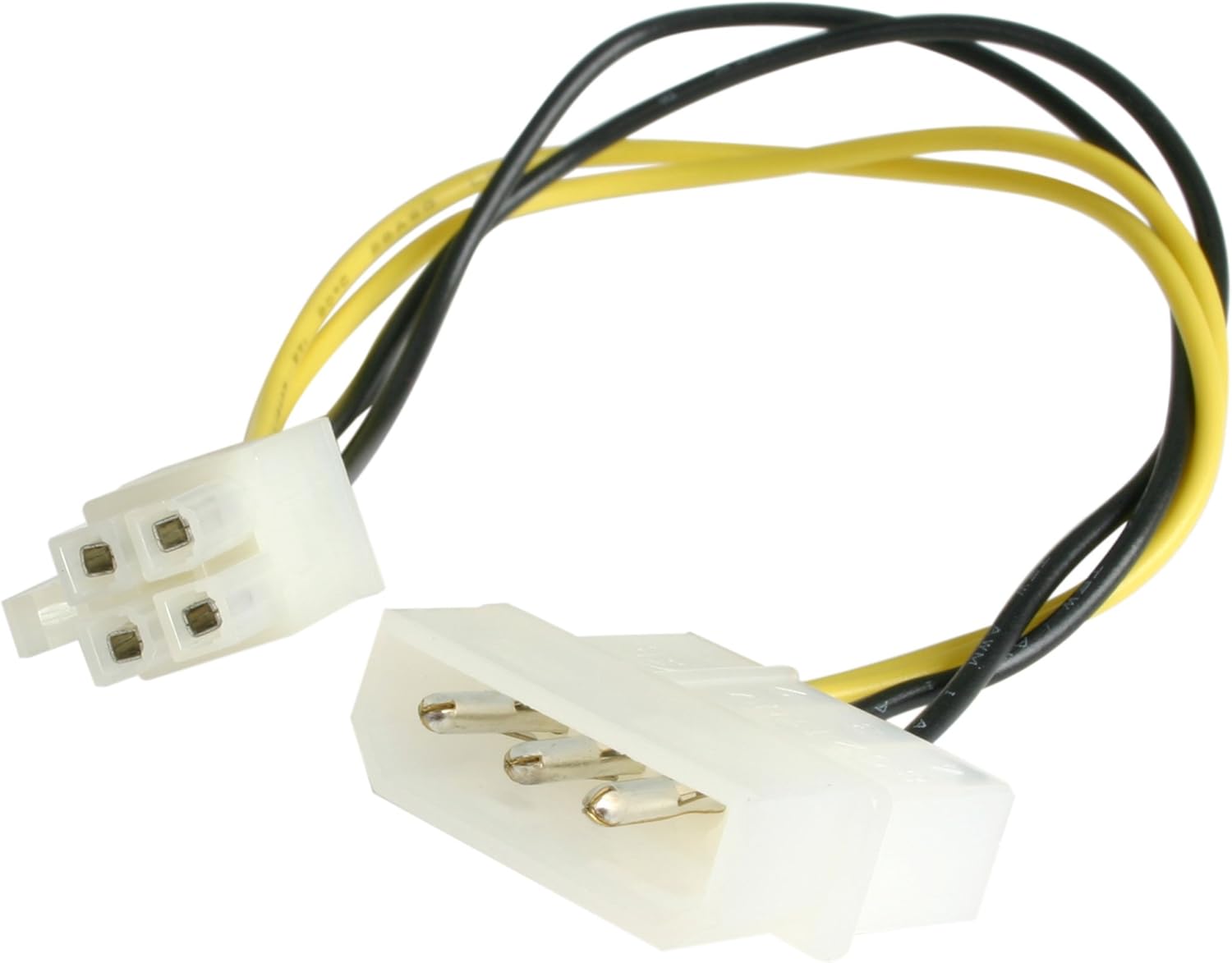 StarTech.com 6in LP4 to P4 Auxiliary Power Cable Adapter - LP4 to 4 pin ATX - Molex to P4 Adapter - LP4 to P4